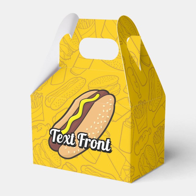 Hotdog Favour Box (Front Side)