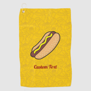 Hotdog Golf Towel