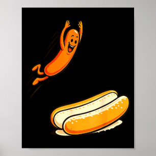 Hotdog high dive poster