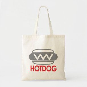 Hotdog Icon Burger Tote Bag