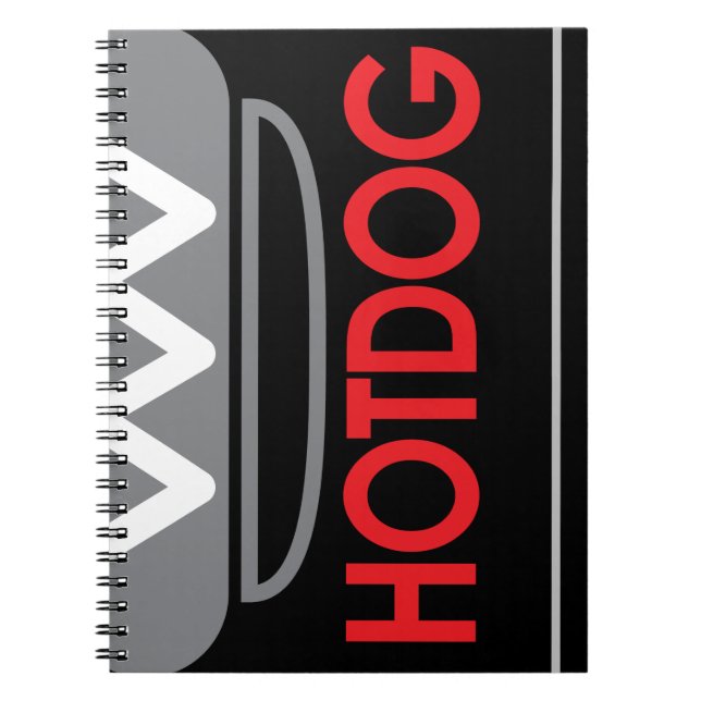 Hotdog Icon Notebook (Front)