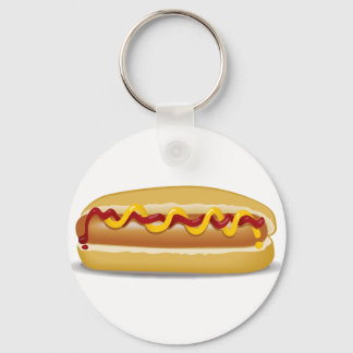 Hotdog Key Ring