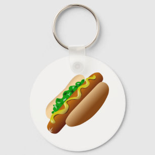 Hotdog Key Ring