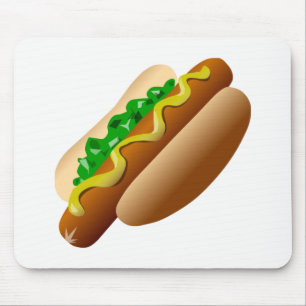 Hotdog Mouse Pad