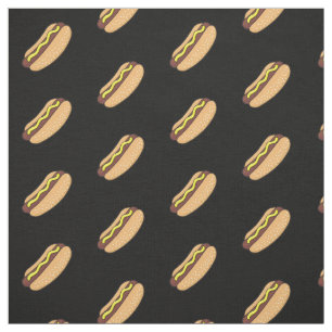 Hotdog Pattern Fabric
