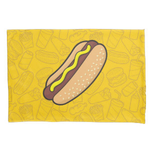 Hotdog Pillowcase