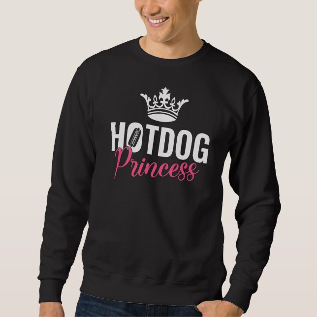 Hotdog Princess Hotdog Sweatshirt (Front)