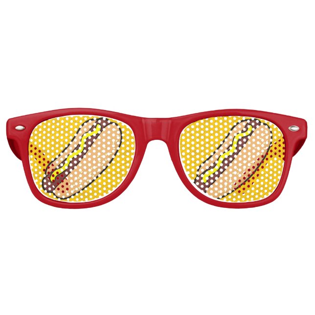 Hotdog Retro Sunglasses (Front)