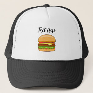 Hotdog simple vector trucker hat