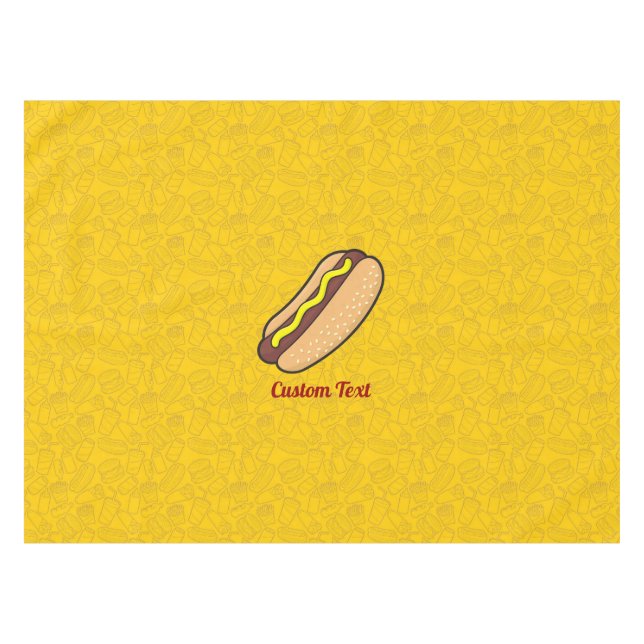 Hotdog Tablecloth (Front (Horizontal))