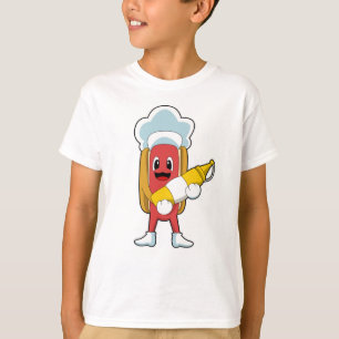 Hotdog with Mustard T-Shirt