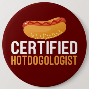 Hotdogs, Hotdogologist Fun Pins