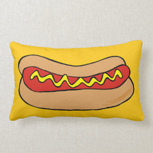 hotdogs pillow
