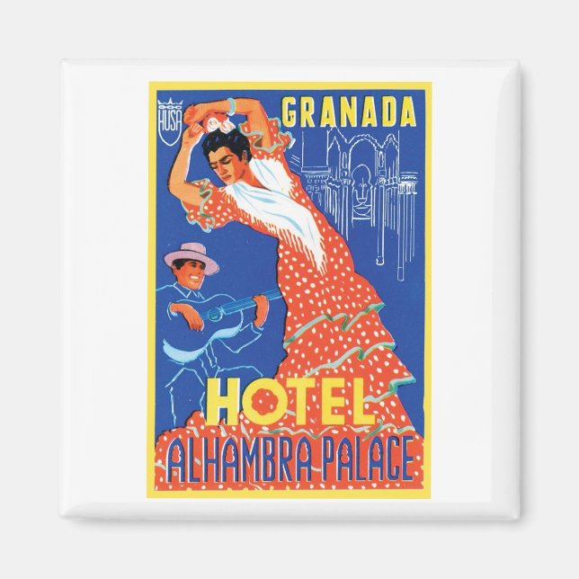 Hotel Alhambra Palace Granada Magnet (Front)
