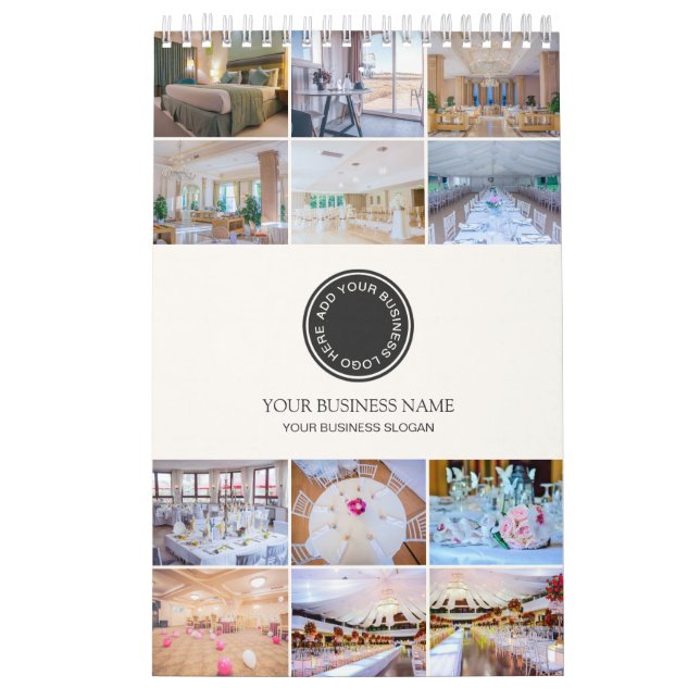 Hotel and Wedding Reception 2025 Business Calendar (Cover)