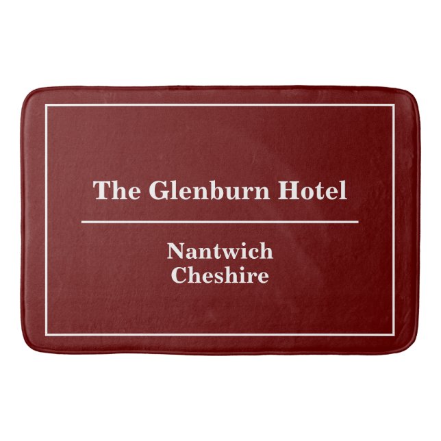 Hotel Bath Mat (Front)