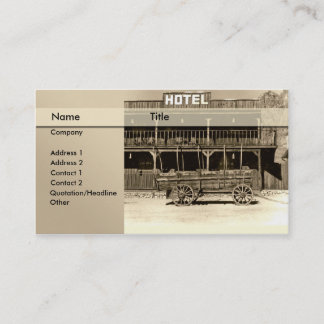 hotel \ bed and breakfast \ hostel business card