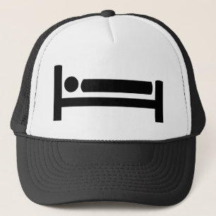Hotel Bed Symbol Trucker Hat