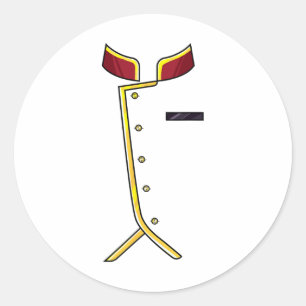 Hotel Bellhop Easy Lazy Funny Halloween Costume Co Classic Round Sticker