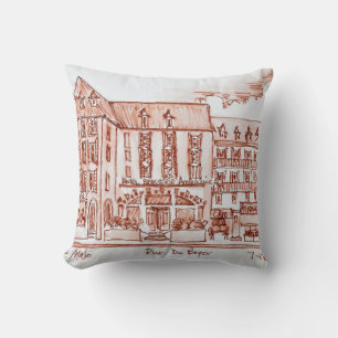 Hotel Brasserie Armoricaine St. Malo, Brittany Cushion