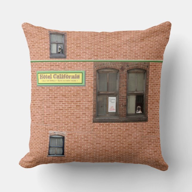 Hotel California Cushion (Front)