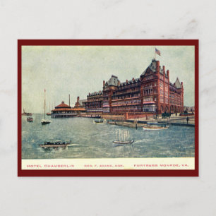 Hotel Chamberlain, Fortress Monroe, Virginia Vinta Postcard