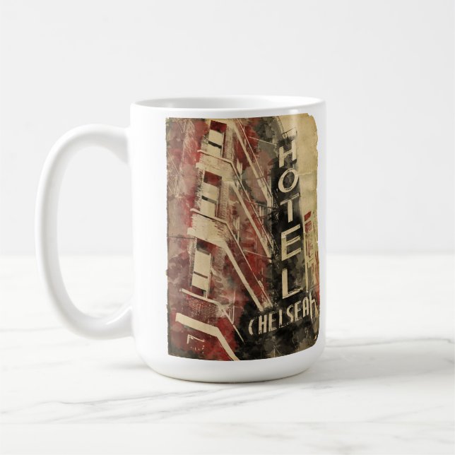 Hotel Chelsea NYC Mug (Left)
