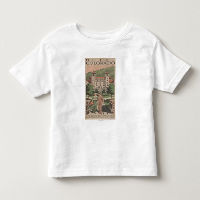 Hotel Colorado Travel Poster Toddler T-Shirt (Front)