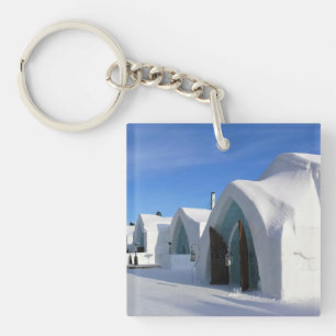 Hotel de Glace, Quebec, Canada Key Ring