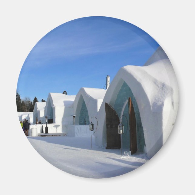 Hotel de Glace, Quebec, Canada Magnet (Front)