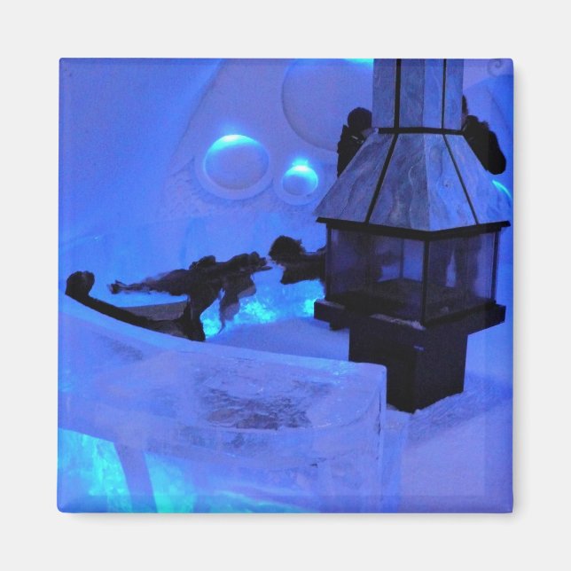Hotel de Glace, Quebec, Canada Magnet (Front)