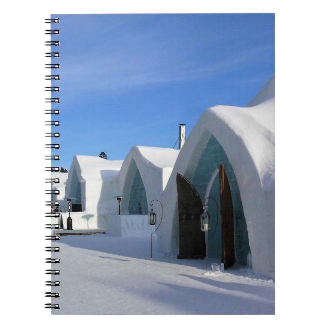 Hotel de Glace, Quebec, Canada Notebook (Front)