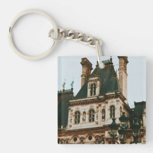 Hotel de Ville, 4th arrondissement, Paris - France Key Ring