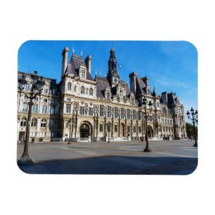 Hotel de Ville. City Hall of Paris - France Magnet