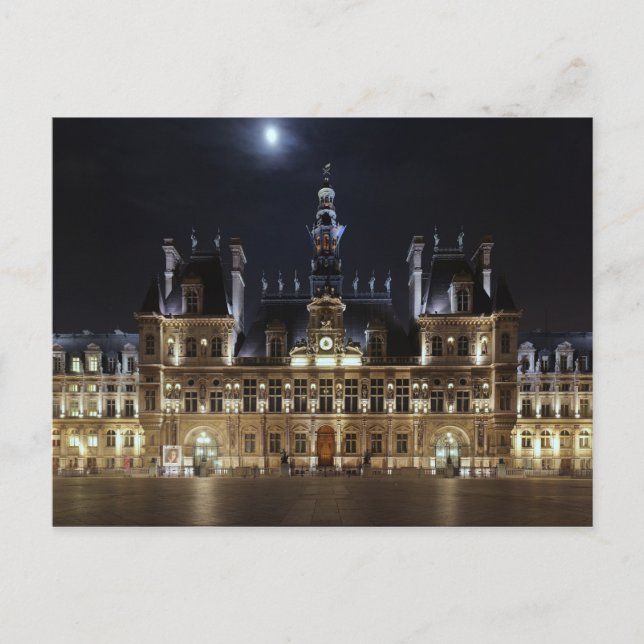 Hotel de Ville Paris Postcard (Front)