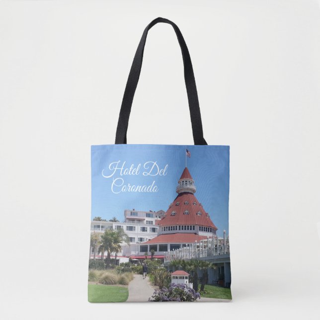 Hotel Del Coronado All-Over-Print Tote Bag (Front)