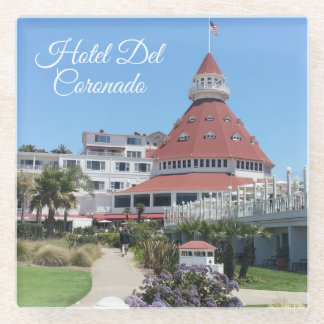 Hotel Del Coronado Glass Coaster