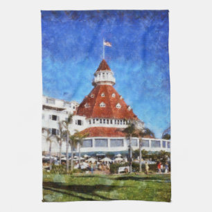 Hotel Del Coronado Tea Towel