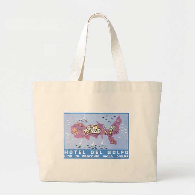 Hotel del Golfo Large Tote Bag (Front)