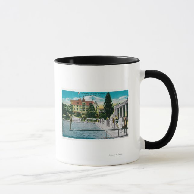 Hotel Del Monte Swimming Tank and Solarium Mug (Right)
