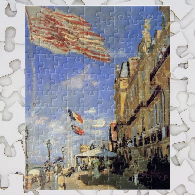 Hotel des Roches Noires, Trouville by Claude Monet Jigsaw Puzzle (Creator Uploaded)