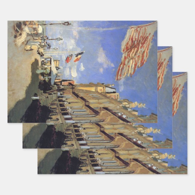 Hotel des Roches Noires, Trouville by Claude Monet Wrapping Paper Sheet (Set)