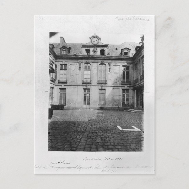 Hotel du Grand Veneur in Paris 60 rue de Postcard (Front)