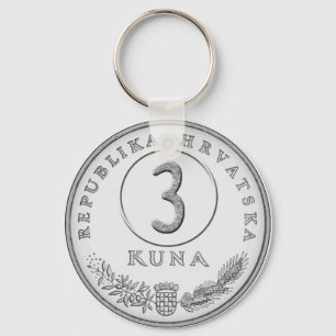 Hotel key with kuna as room number ring