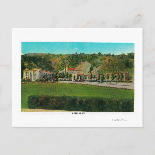 Hotel Lebec and GroundsRidge Route, CA Postcard (Front)