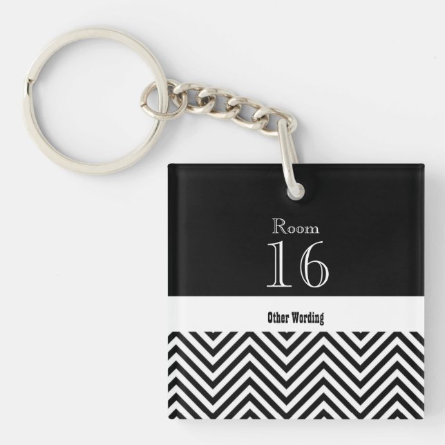 Hotel lodge resort room key ring (Front)