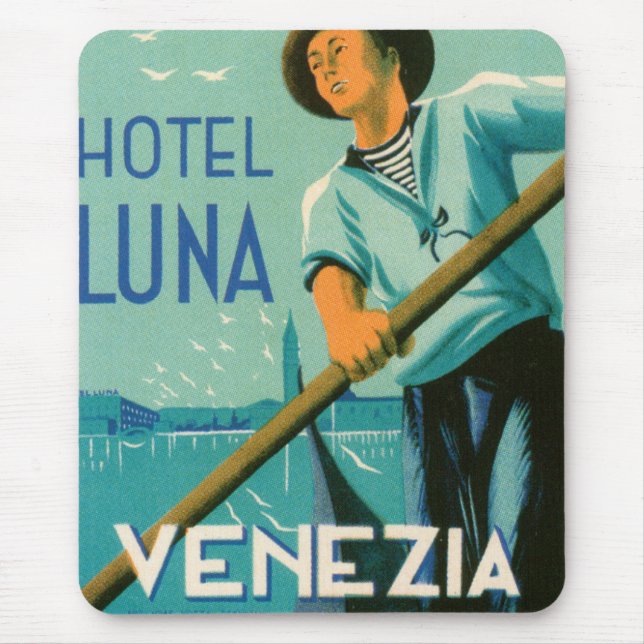 Hotel Luna Venezia Mouse Pad (Front)