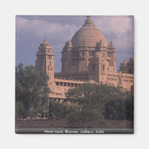 Hotel maid, Bhawan, Jodhpur, India Magnet