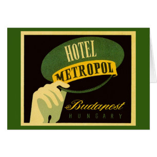 Hotel Metropol Budapest Hungary Bellhop Hat