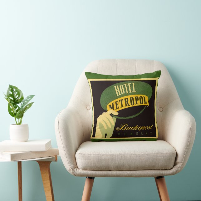 Hotel Metropol Budapest Hungary Bellhop Hat Cushion (Chair)